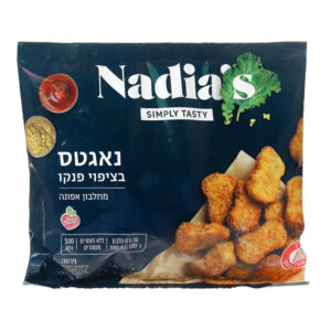 נאגטס בציפוי פנקו מחלבון אפונה